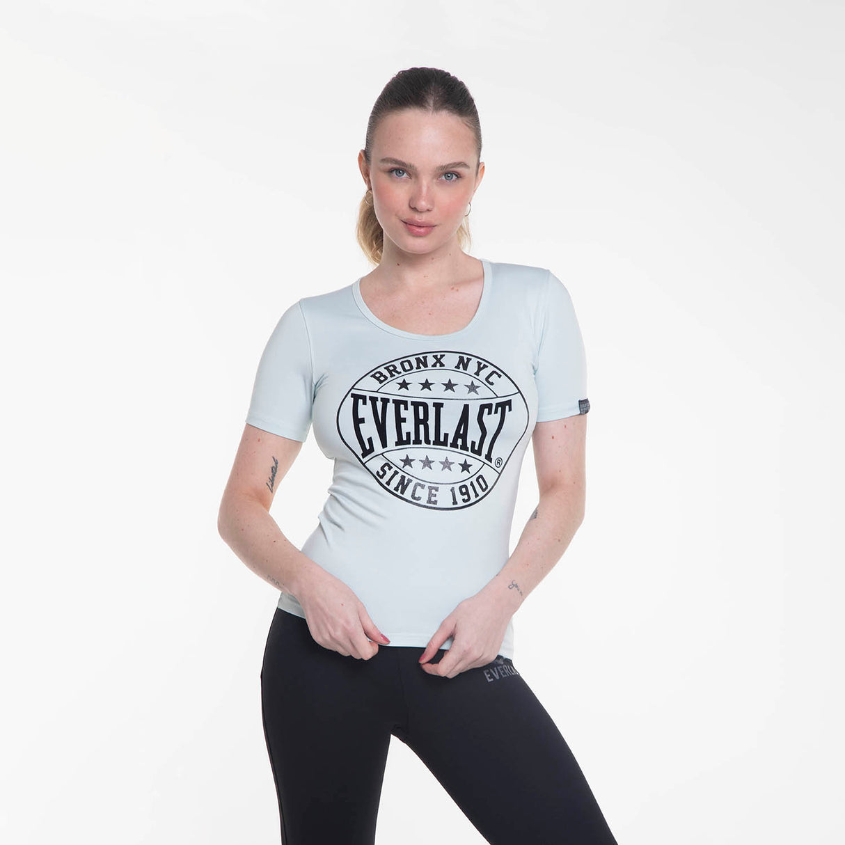 Polera M/C Basic Two Menta Everlast