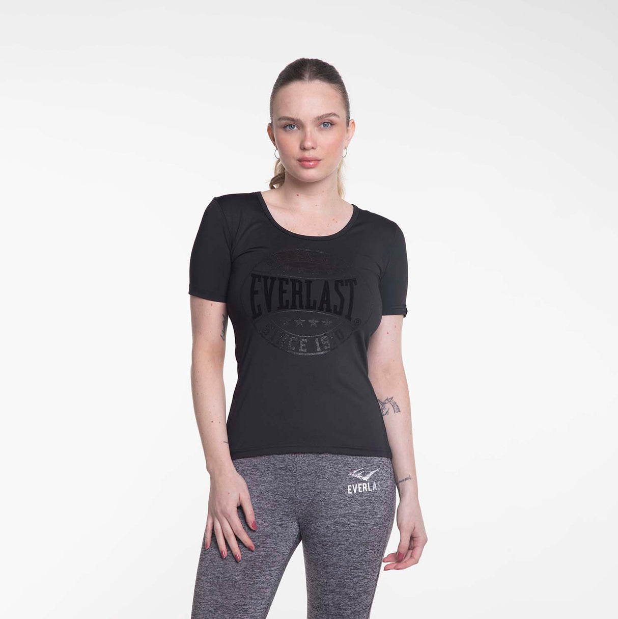 Polera M/C Basic Two Negro Everlast