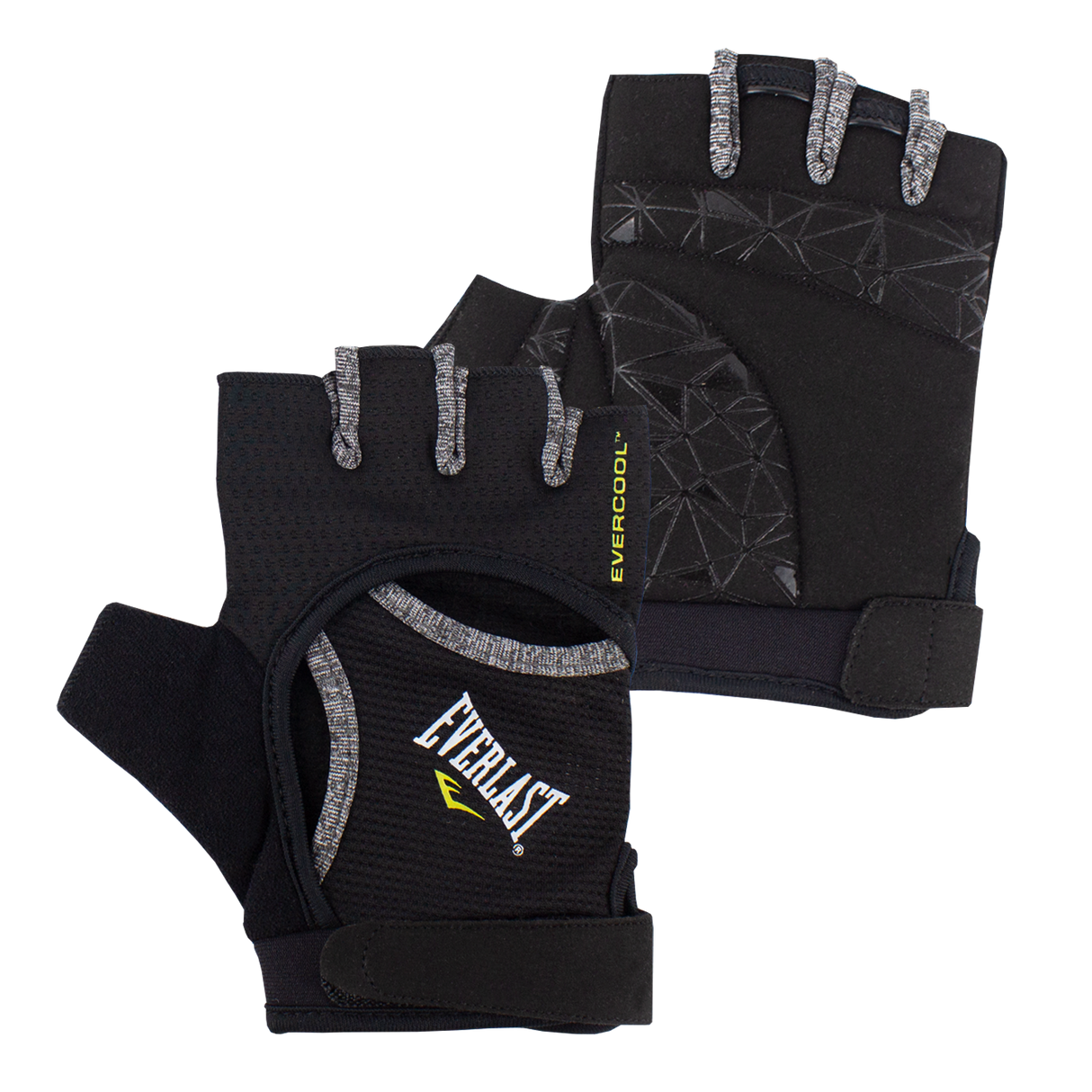 Guantes Fitness Vento Negro/Gris Mujer Everlast