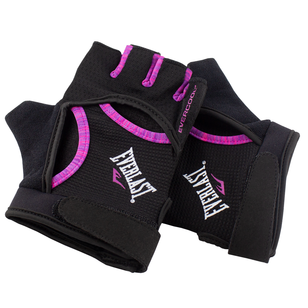 Guantes Fitness Vento Negro/Rosado Mujer Everlast