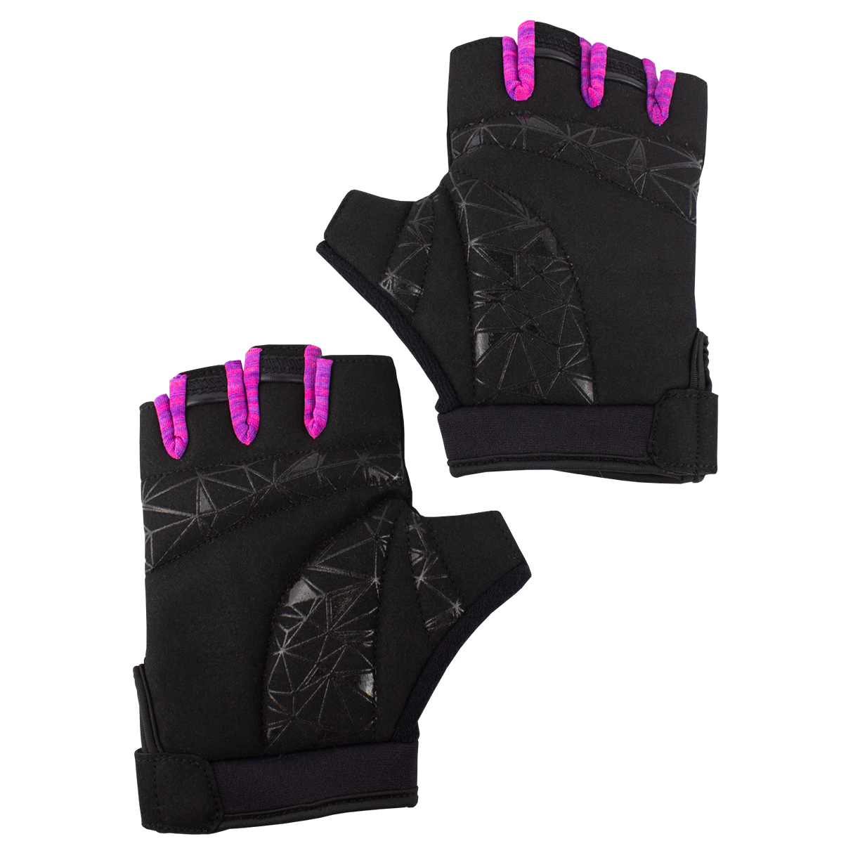Guantes Fitness Vento Negro/Rosado Mujer Everlast