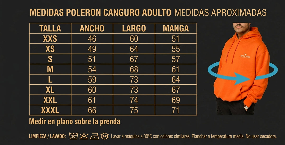 POLERON NARANJA GREATNESS