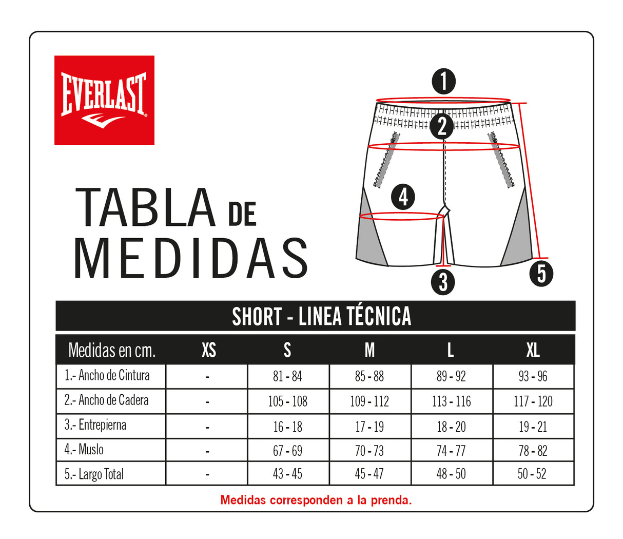 Short Everlast Manila Hombre