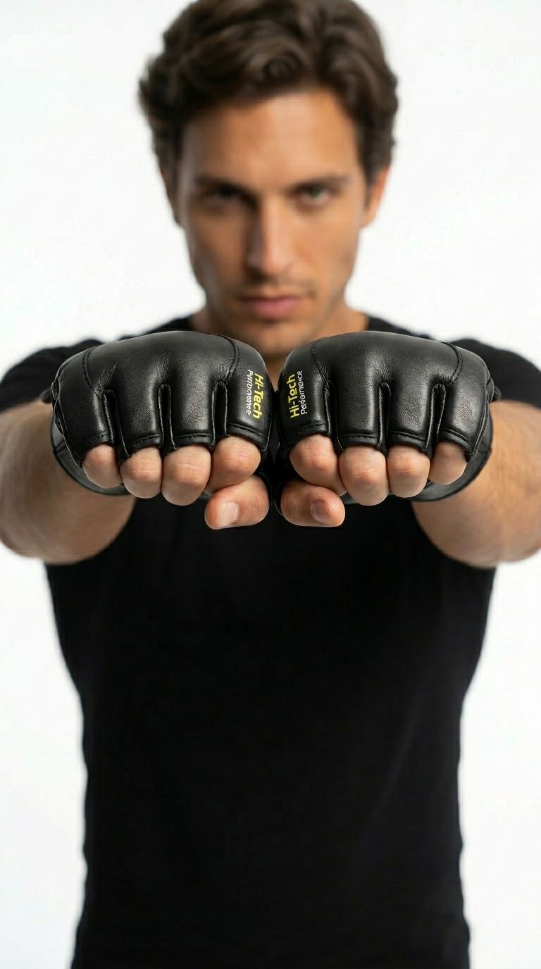 GUANTE FITNESS EVE PRO2 HOMBRE NE/AM