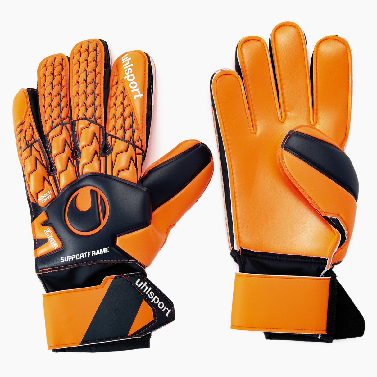 Guantes Arquero Next Level Soft ( férula )Sf Azul/Rojo Fluor Uhlsport