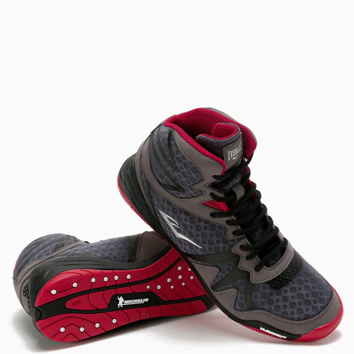 Zapatillas De Boxeo Everlast Pivt Gris/Rojo