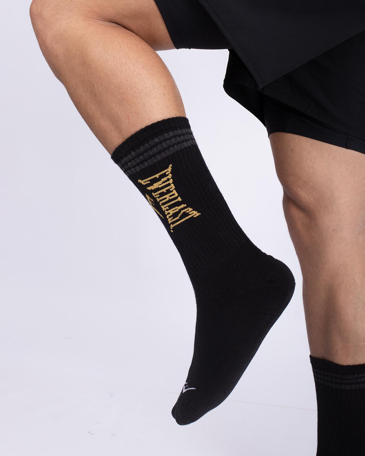 Tripack Calcetines Roma Amarillo-Negro-Gris Everlast