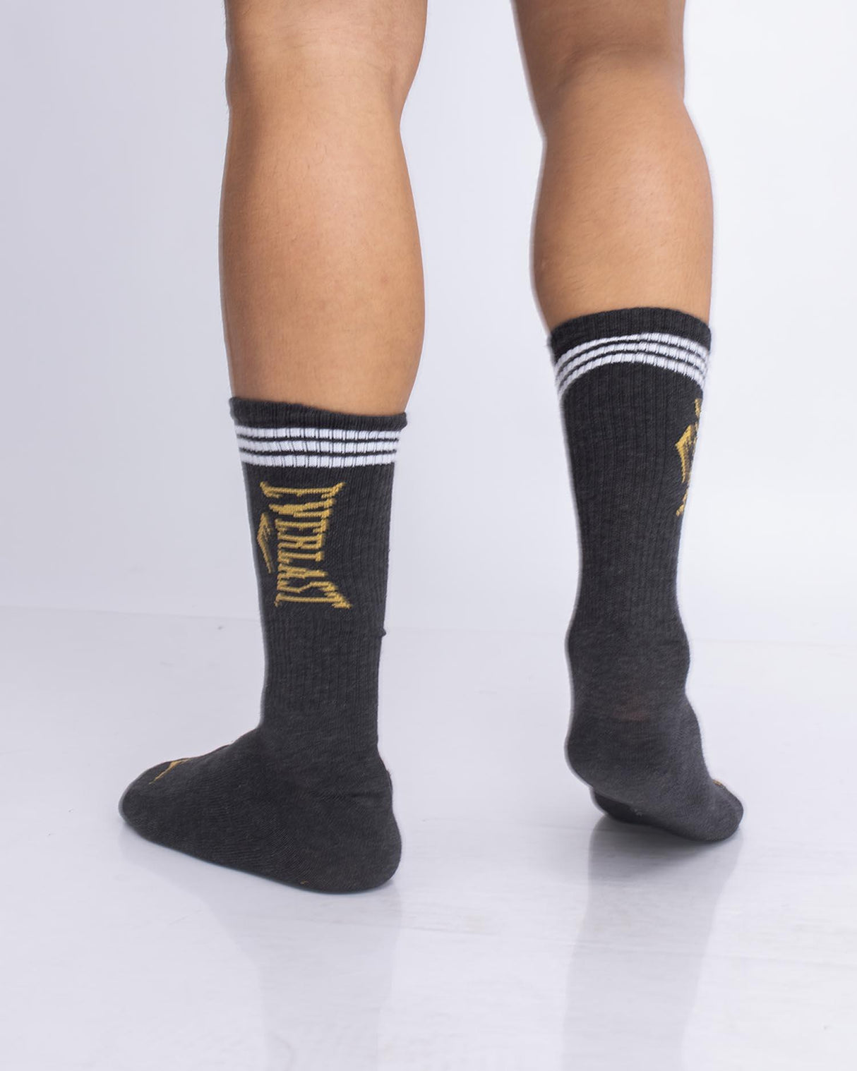 Tripack Calcetines Roma Amarillo-Negro-Gris Everlast