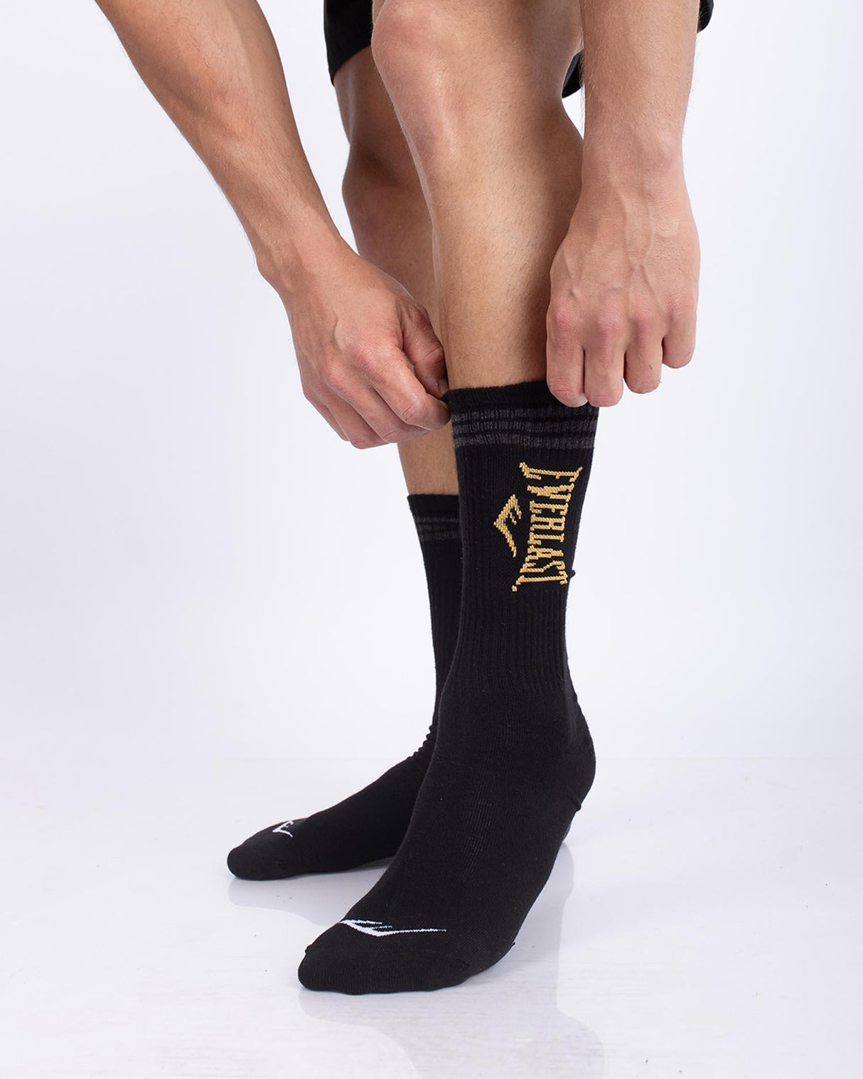 Tripack Calcetines Roma Amarillo-Negro-Gris Everlast