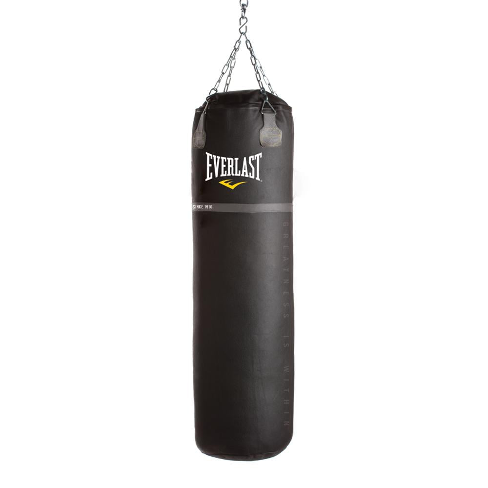 Saco de Boxeo Pesado de Cuero 100lb Everlast