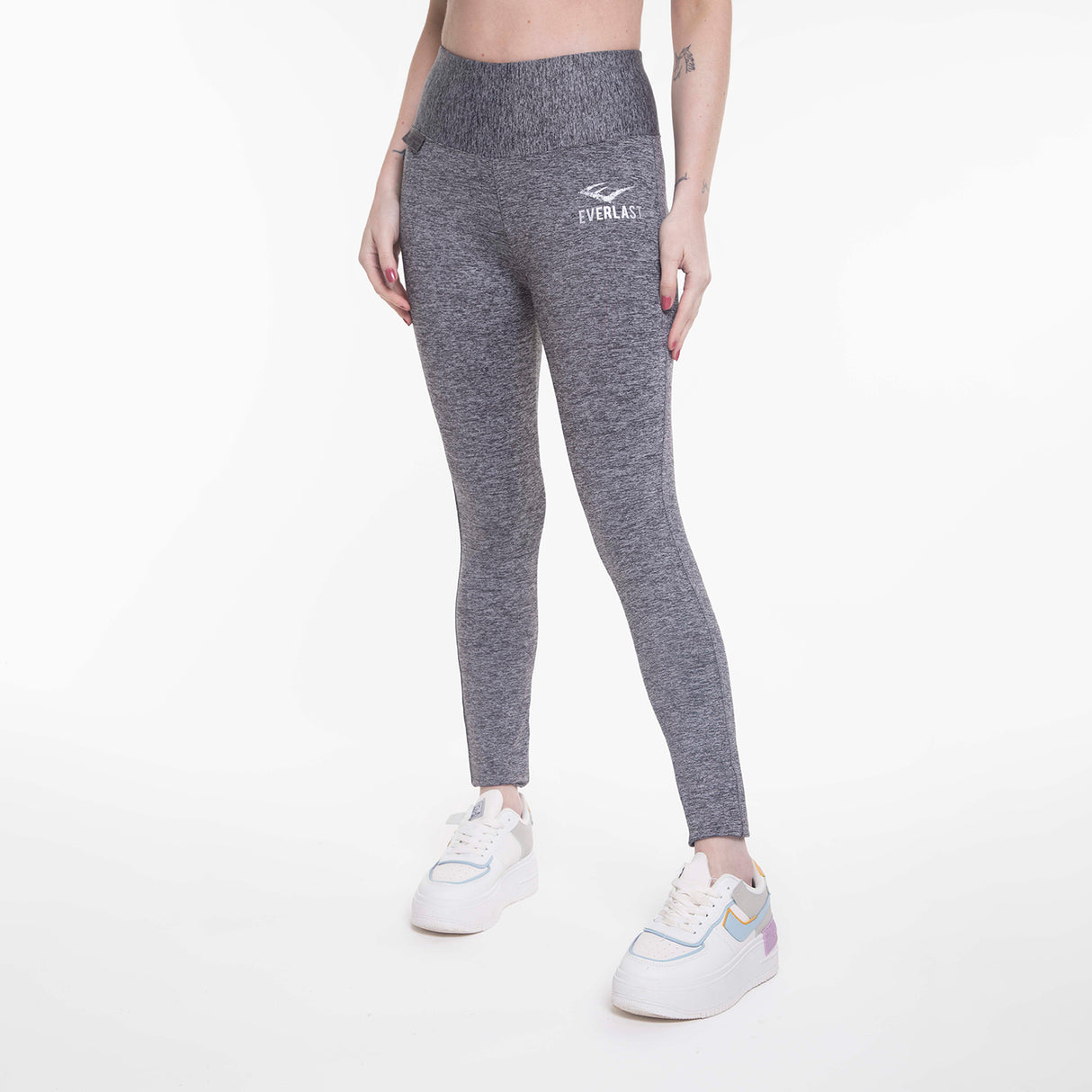 Legging Long Basic Charcoal