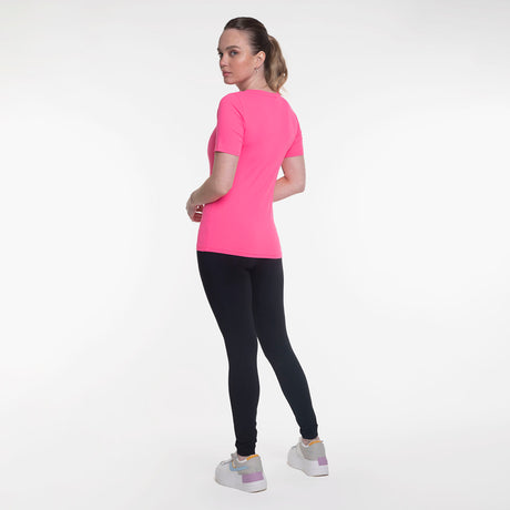 Polera M/C Basic Fucsia Everlast