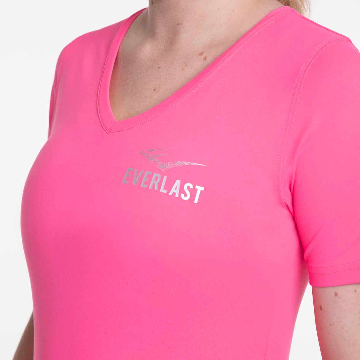 Polera M/C Basic Fucsia Everlast