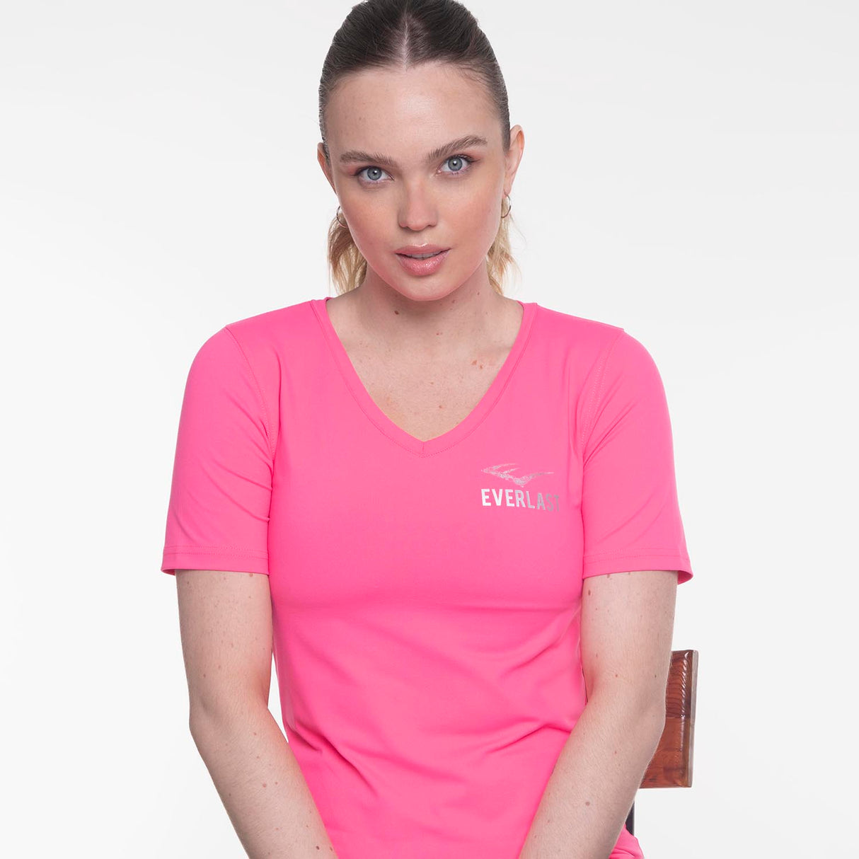 Polera M/C Basic Fucsia Everlast