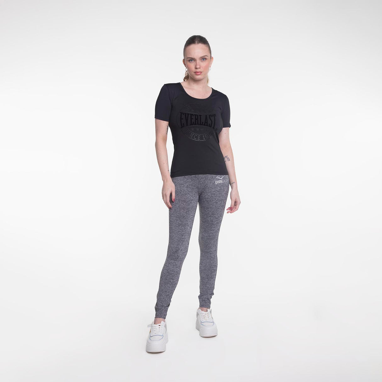 Polera M/C Basic Two Negro Everlast