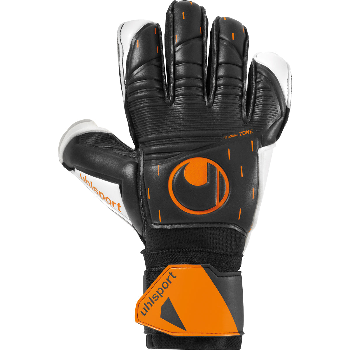 Guantes Arquero Speed Contact Soft Flex Frame (férula )  Negro/Blanco/Naranjo