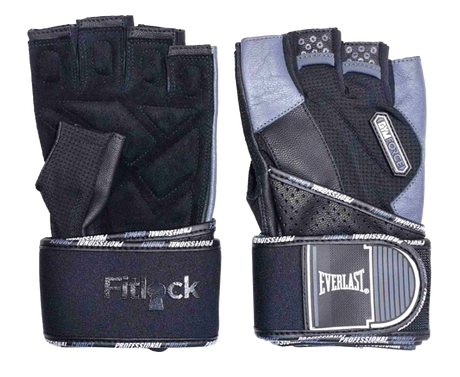 GUANTE FITNESS EVE PRO HOMBRE NE/GR