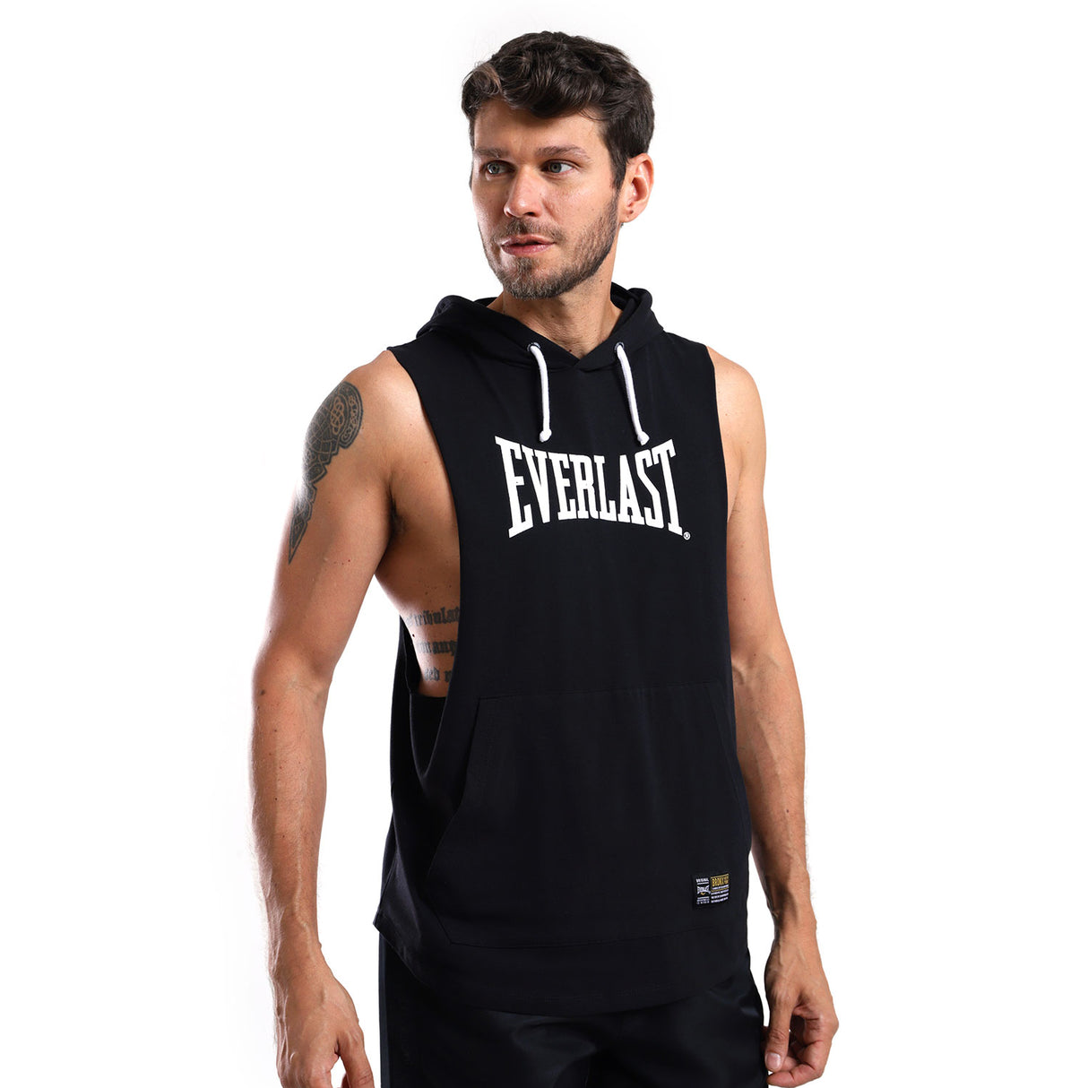 Polera Hood Round Everlast Negro