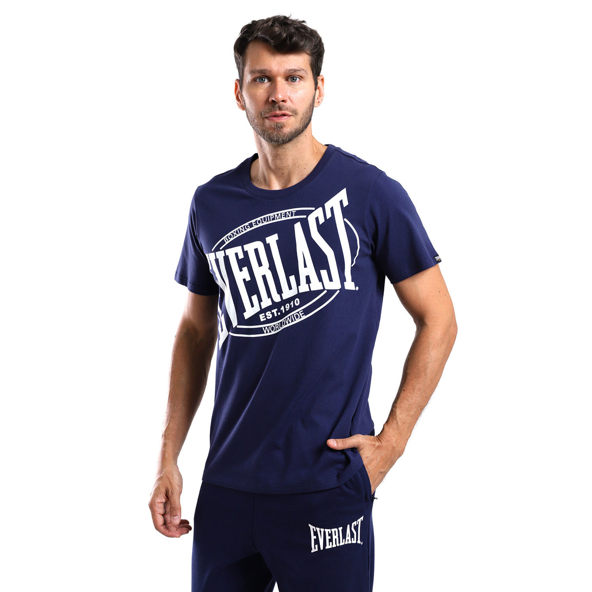 Polera Everlast Clinch 2.0 Azul Hombre