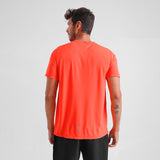 Polera M/C Running Box Flame Orange Everlast