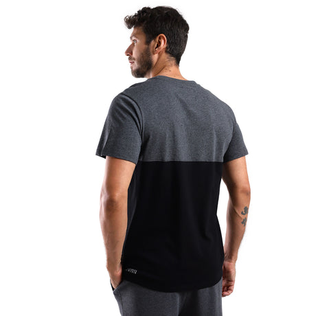 Polera Everlast Box Block Dark Grey /Black Hombre