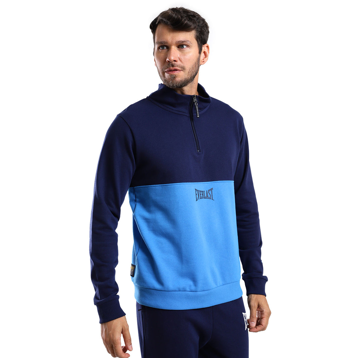 Polerón Hook Qtr Zip CBlock Everlast Azul