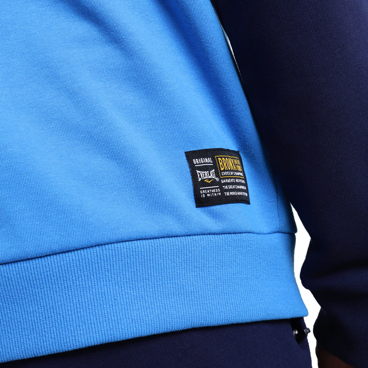 Polerón Hook Qtr Zip CBlock Everlast Azul