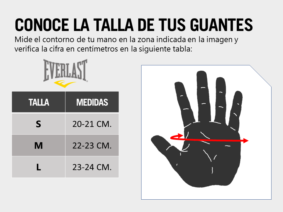 Guantes Treck Ergo Azul Everlast