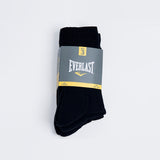 Tripack Calcetines Crew Negro Everlast