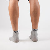 Tripack Calcetines Quarter Negro-Blanco-Gris Everlast