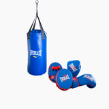 Pack Guante Box + Guante Foco Prospect Kids 8 Oz Azul/Rojo