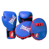 Pack Guante Box + Guante Foco Prospect Kids 8 Oz Azul/Rojo