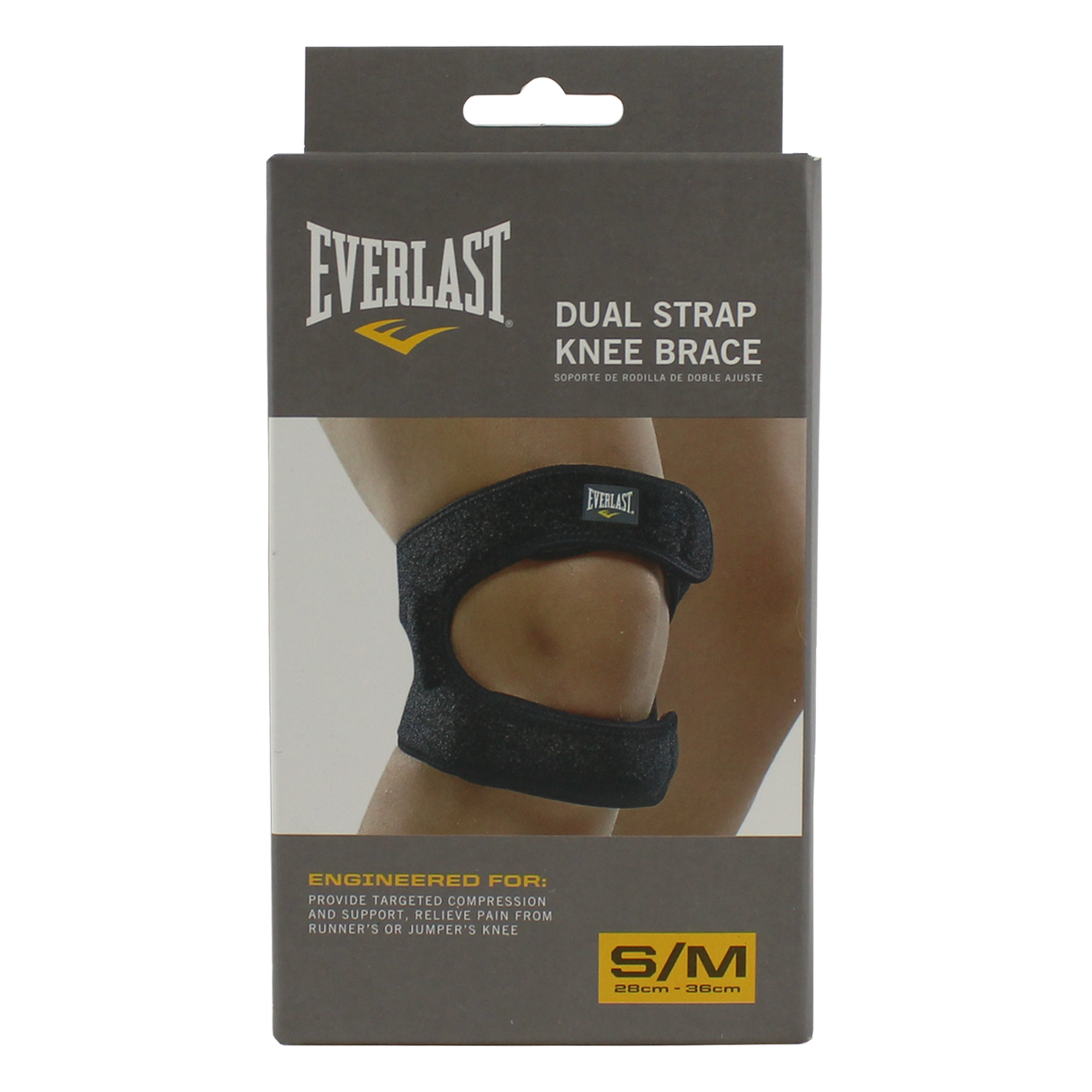 Rodillera Doble Strap Negro Everlast