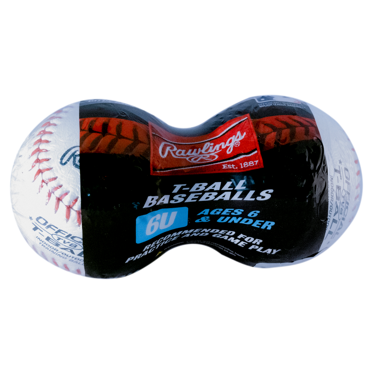 Pelota De Baseball T-Ball 6Ur (Bipack) Rawlings