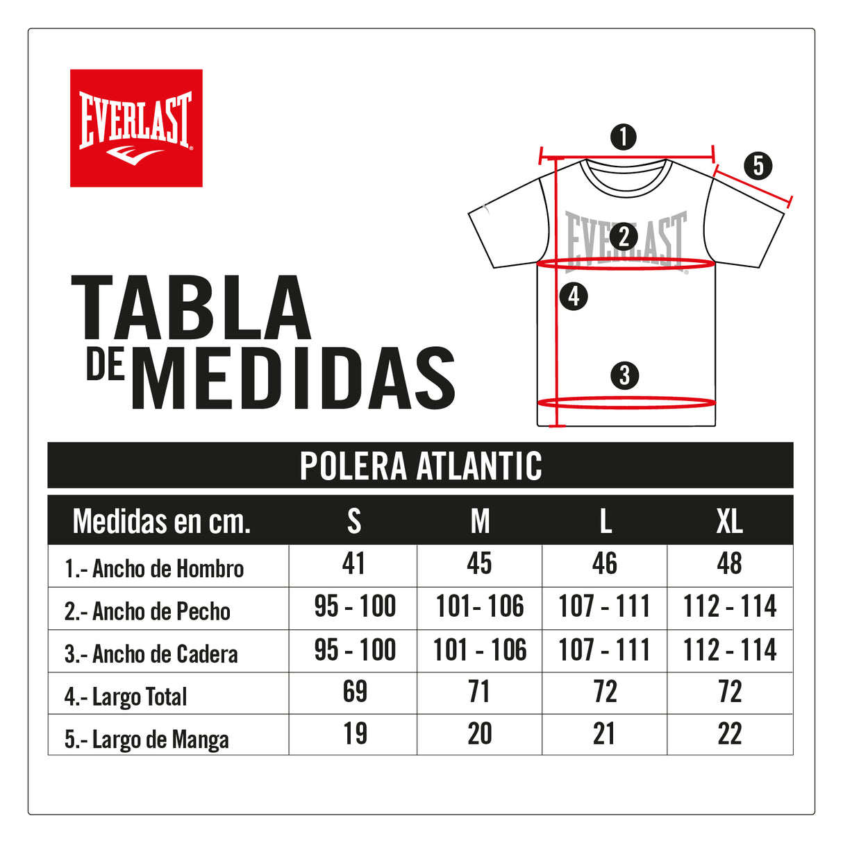 Polera Atlantic Caribe Everlast