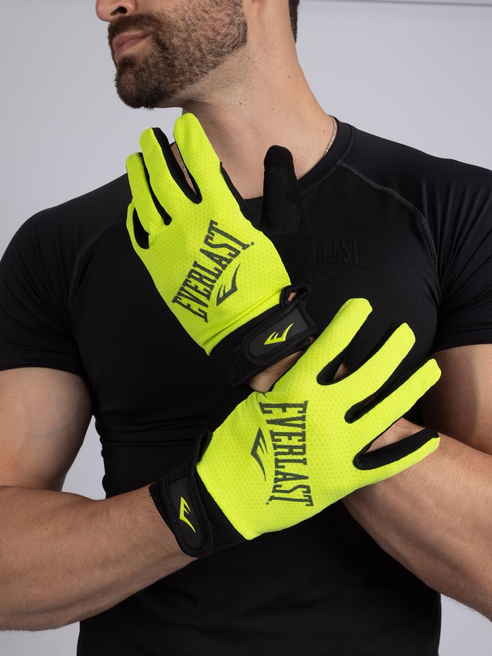 Guantes Crossfit Negro/Amarillo Neón Everlast