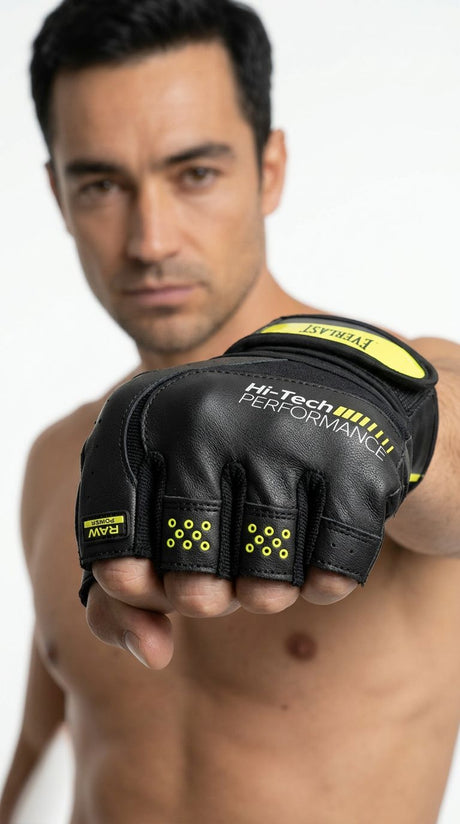 GUANTE FITNESS EVE PRO2 HOMBRE NE/AM