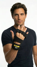 GUANTE FITNESS EVE XGRIP HOMBRE NE/AM