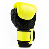 Guantes De Box Powerlock 2 Tr Hook & Loop  Am Neon / Negro