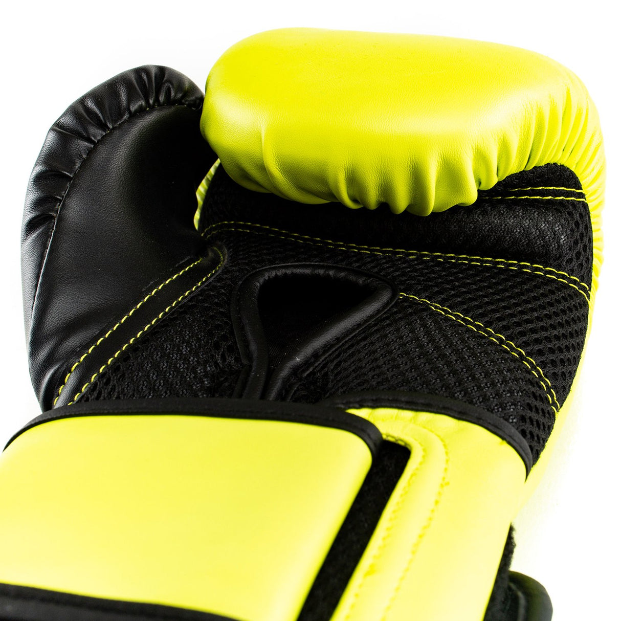 Guantes De Box Powerlock 2 Tr Hook & Loop  Am Neon / Negro