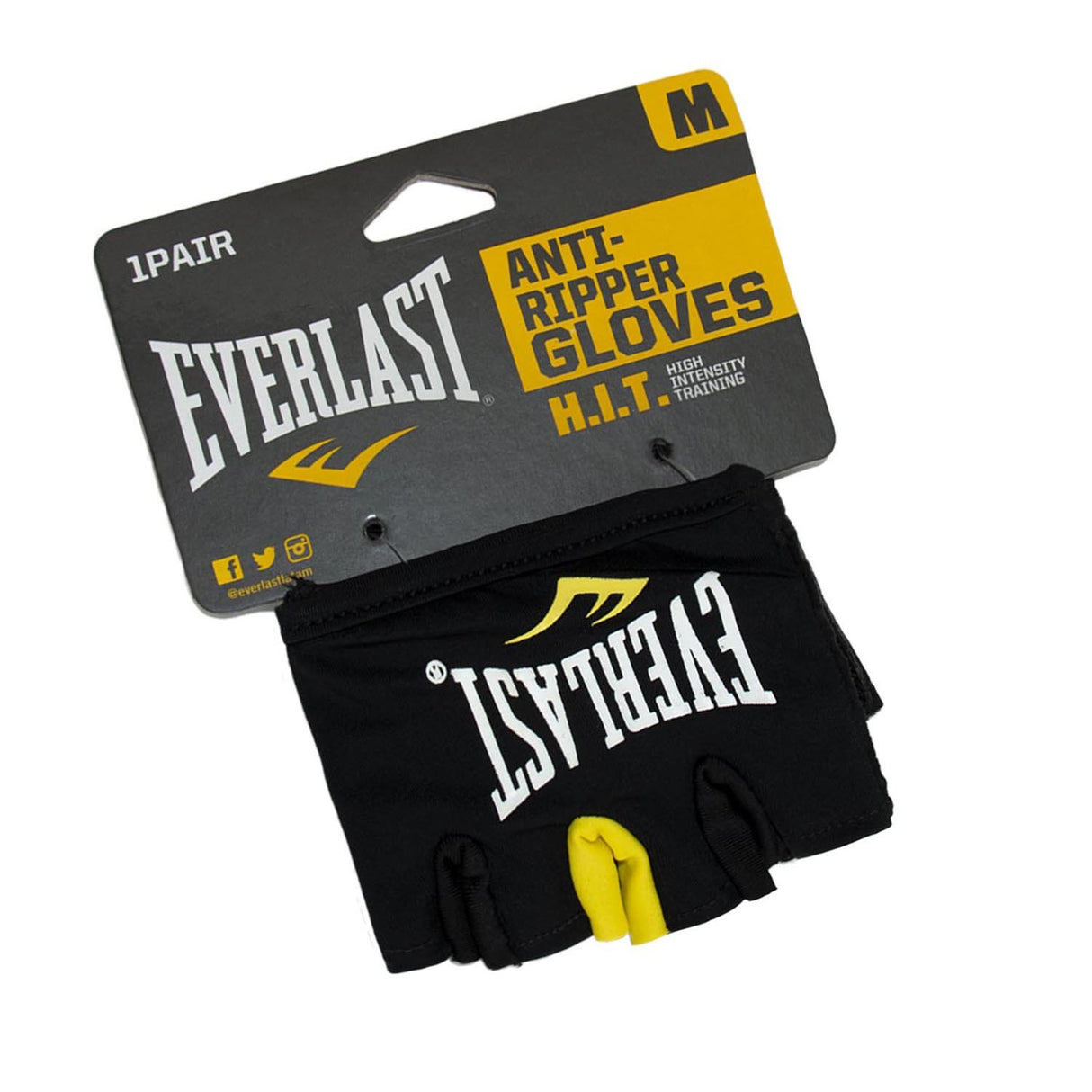 Guantes Pesas Anti-Ripper Negro Everlast