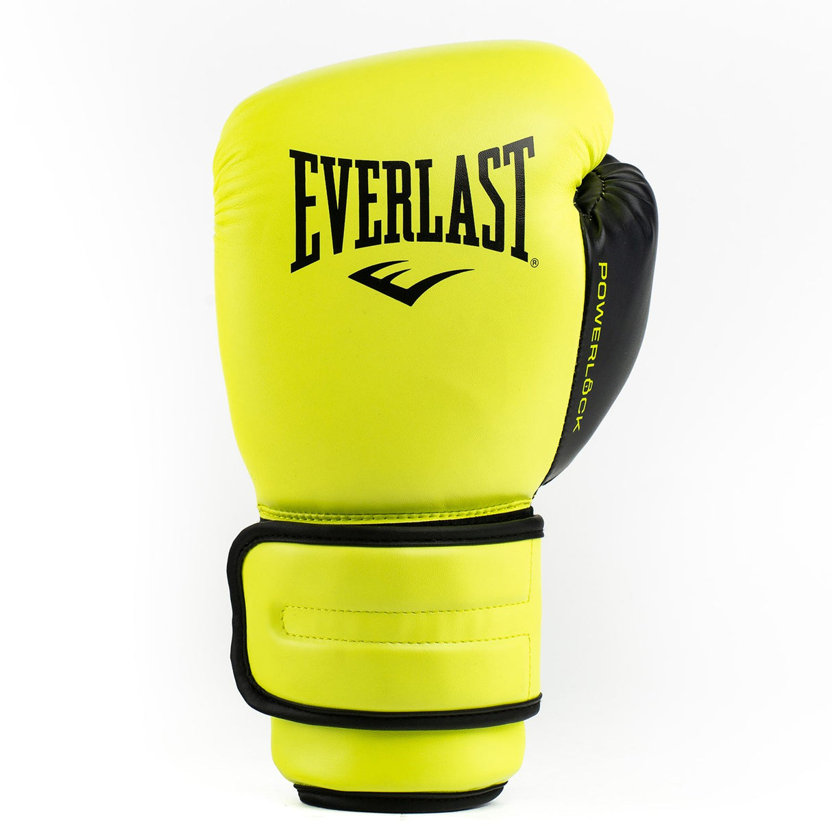 Guantes De Box Powerlock 2 Tr Hook & Loop  Am Neon / Negro