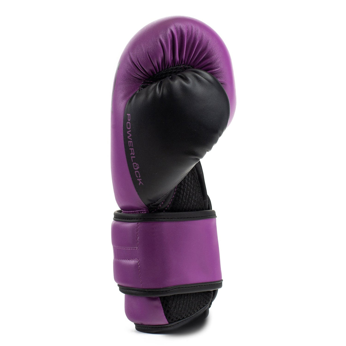 Guantes De Box Powerlock 2 Tr Hook & Loop Purpura / Negro