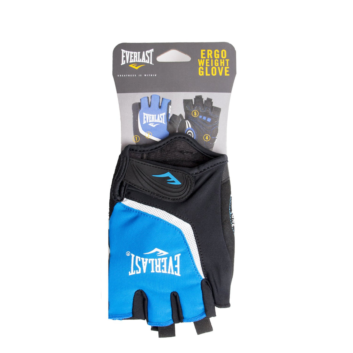 Guantes Treck Ergo Azul Everlast