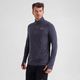 POLERA ML QTR ZIP CARDIO BOX EVERLAST