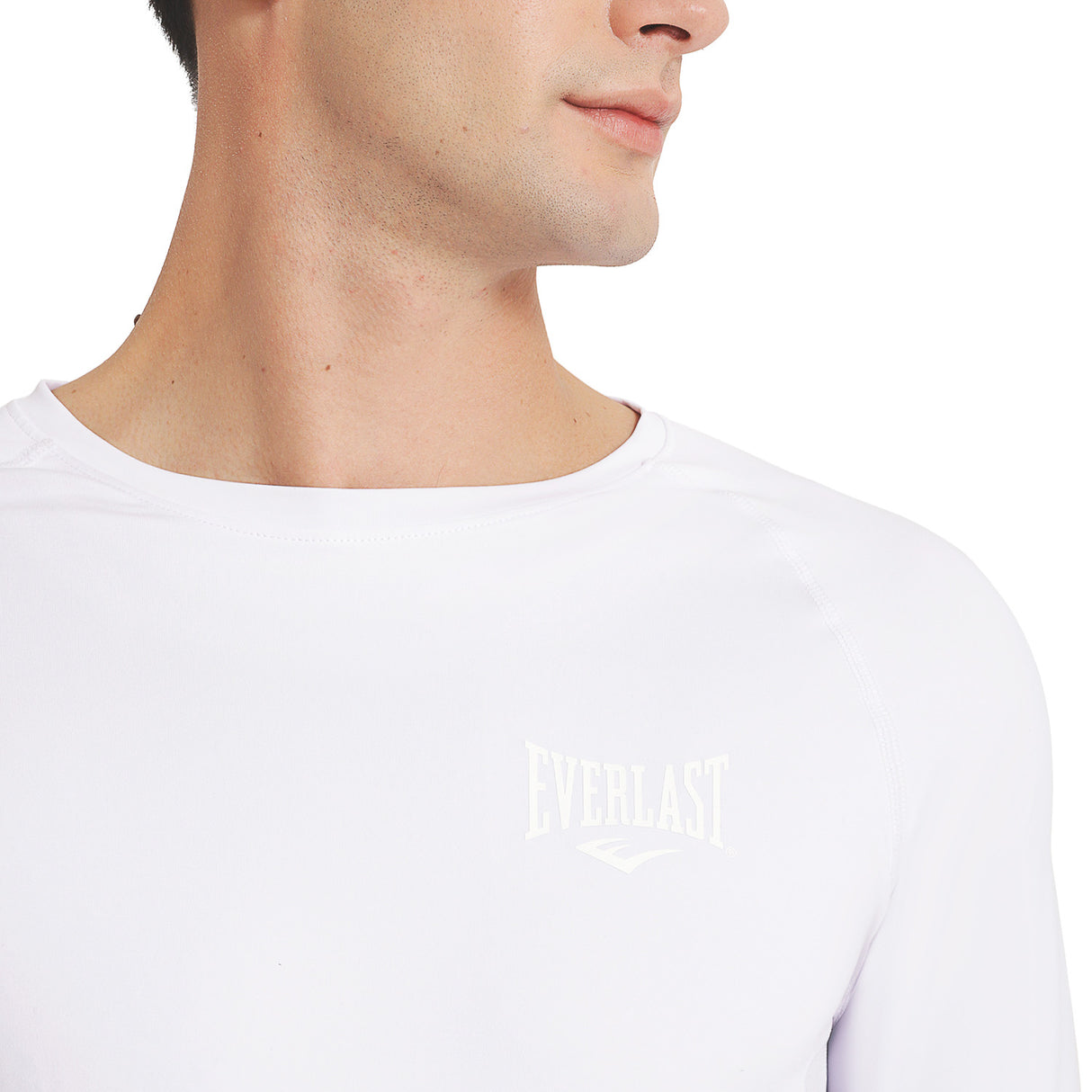 Polera de Compresión Manga Larga Blanco Everlast