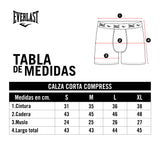 Calza de Compresión Corta Negro Everlast