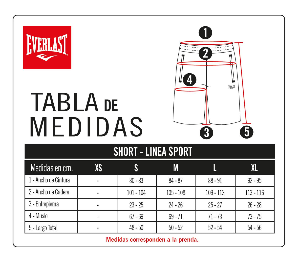 SHORT EVERLAST LAS VEGAS